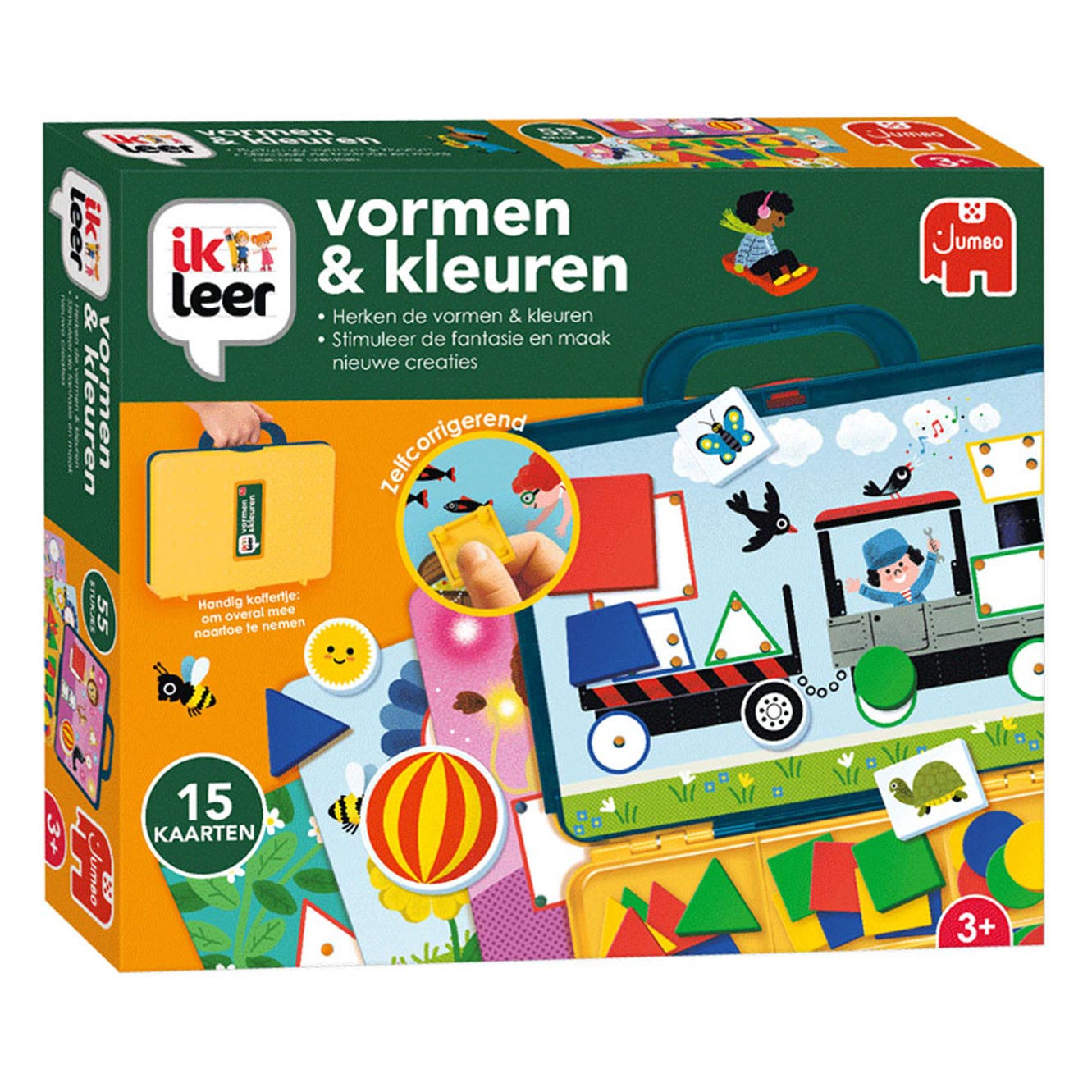 oplichter Verwachting caravan Jumbo Ik Leer Vormen & Kleuren Kinderspel Educatief Spel | Thimble Toys
