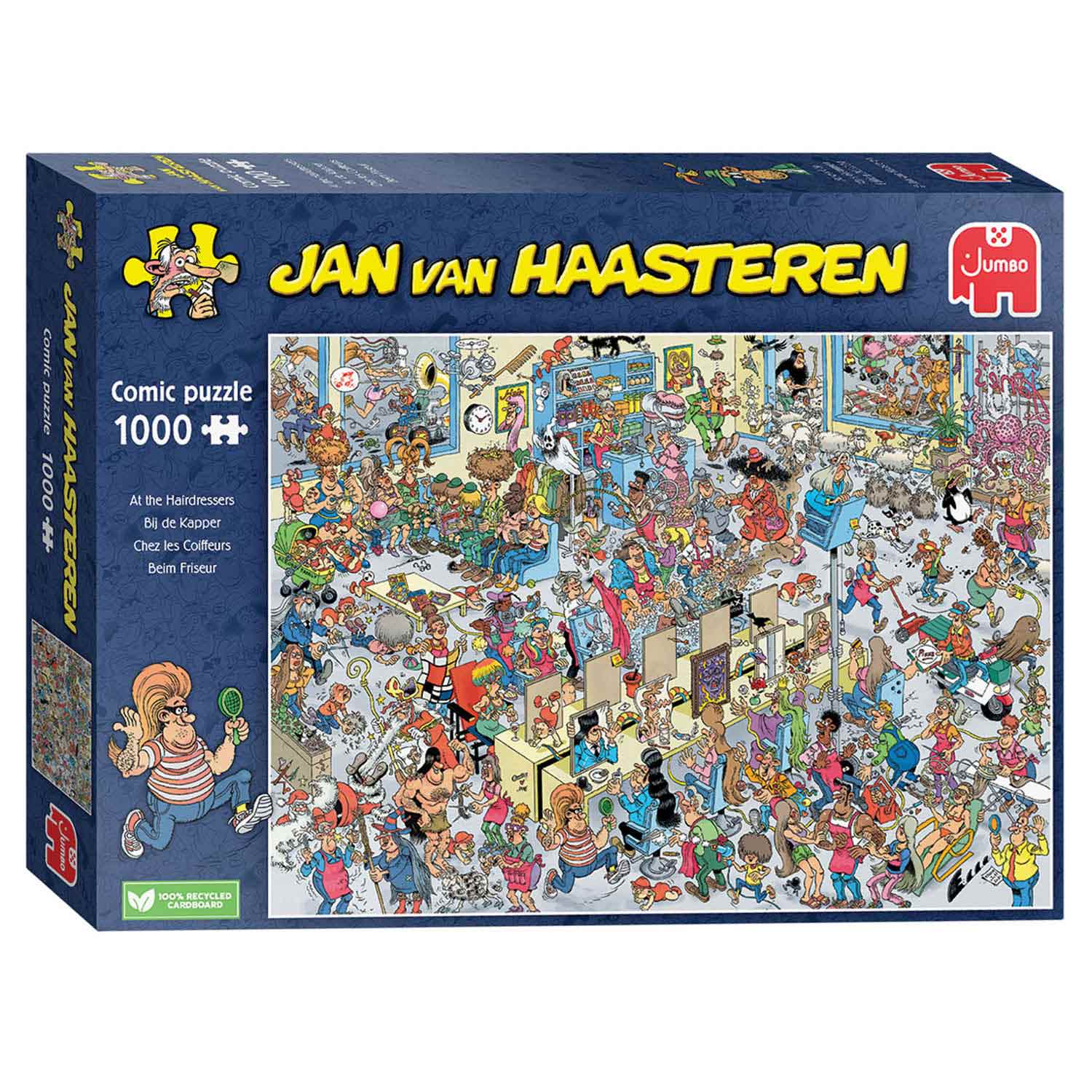 meubilair snap Verborgen Jan van Haasteren Jigsaw Puzzle - The Hairdressers, 1000st. | Thimble Toys