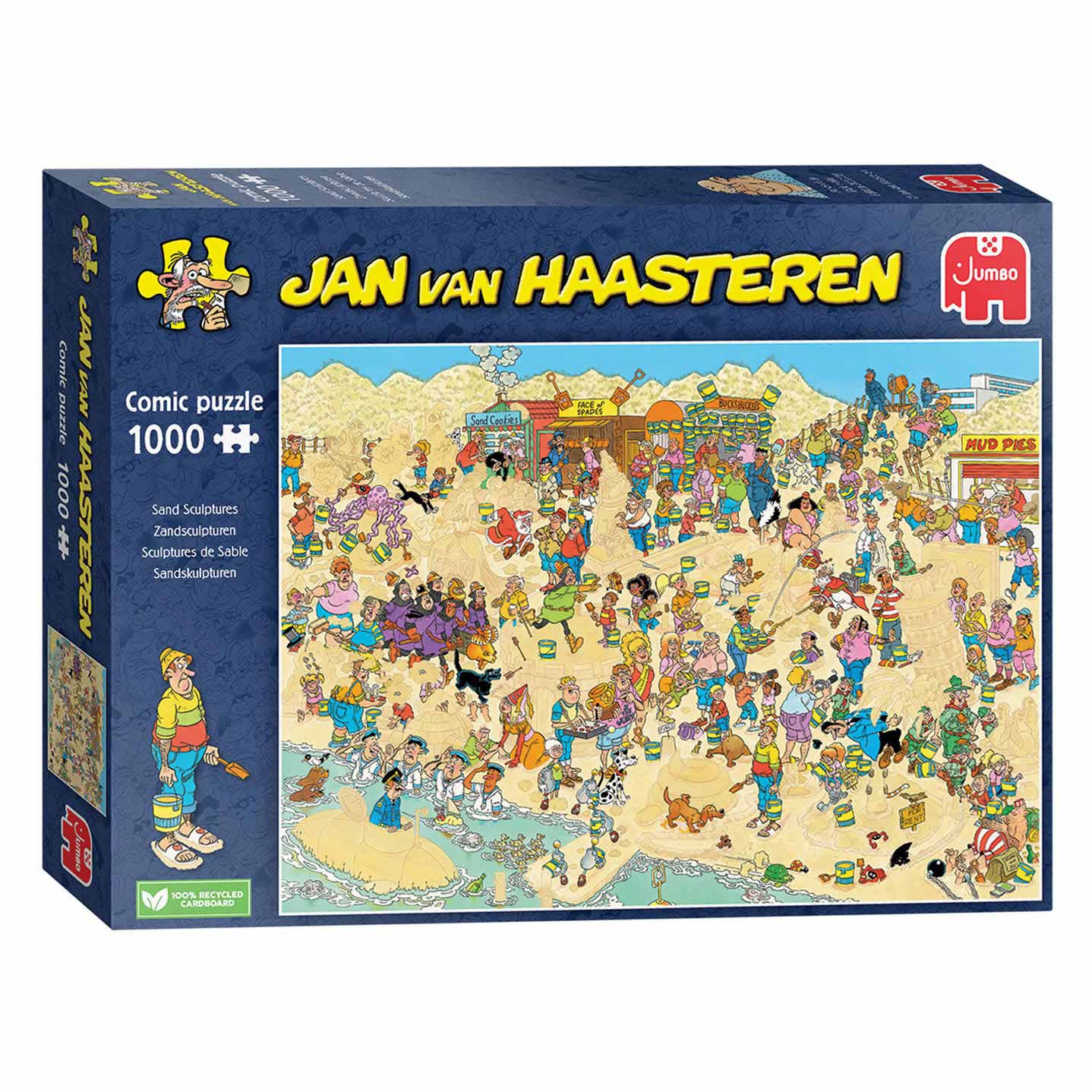 knuffel filosoof slijm Jan van Haasteren Jigsaw Puzzle - Sand Sculptures, 1000pcs. | Thimble Toys