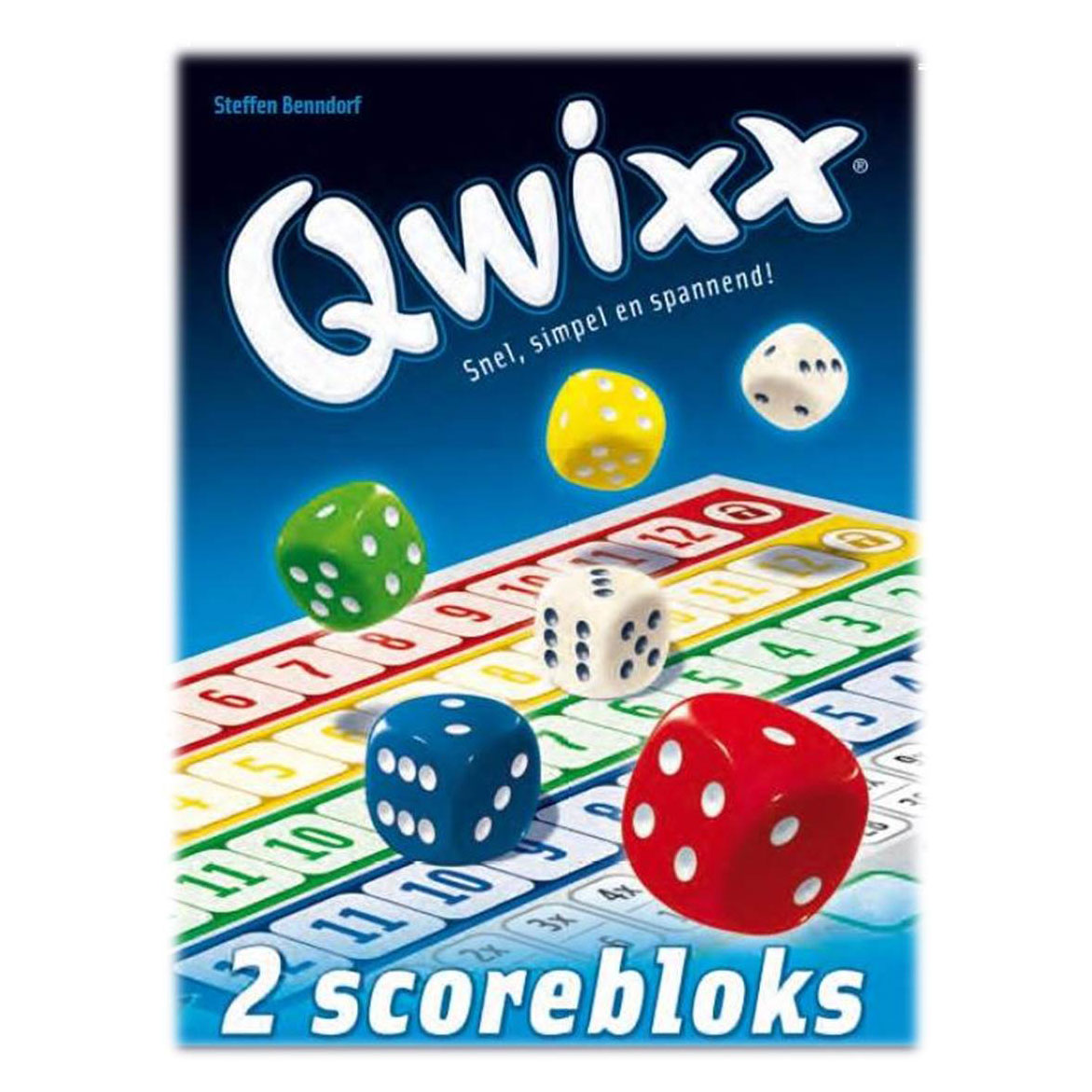  NSV - 4131 - QWIXX Double - Additional Blocks Set of 2 - Dice  Game : Toys & Games
