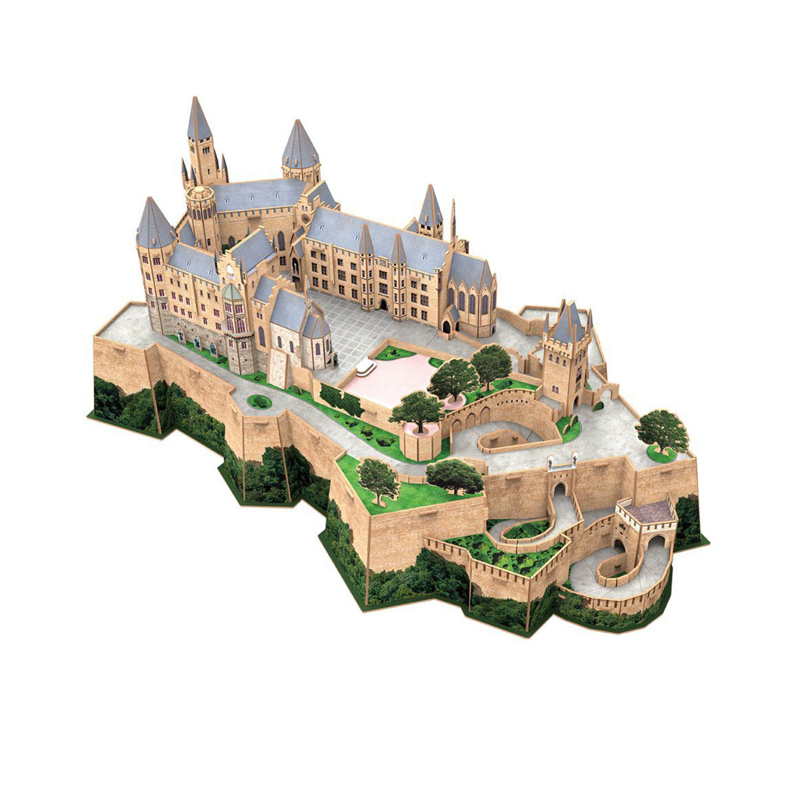 Vuilnisbak details overtuigen 3D Puzzle XXL Hohenzollern Castle | Thimble Toys