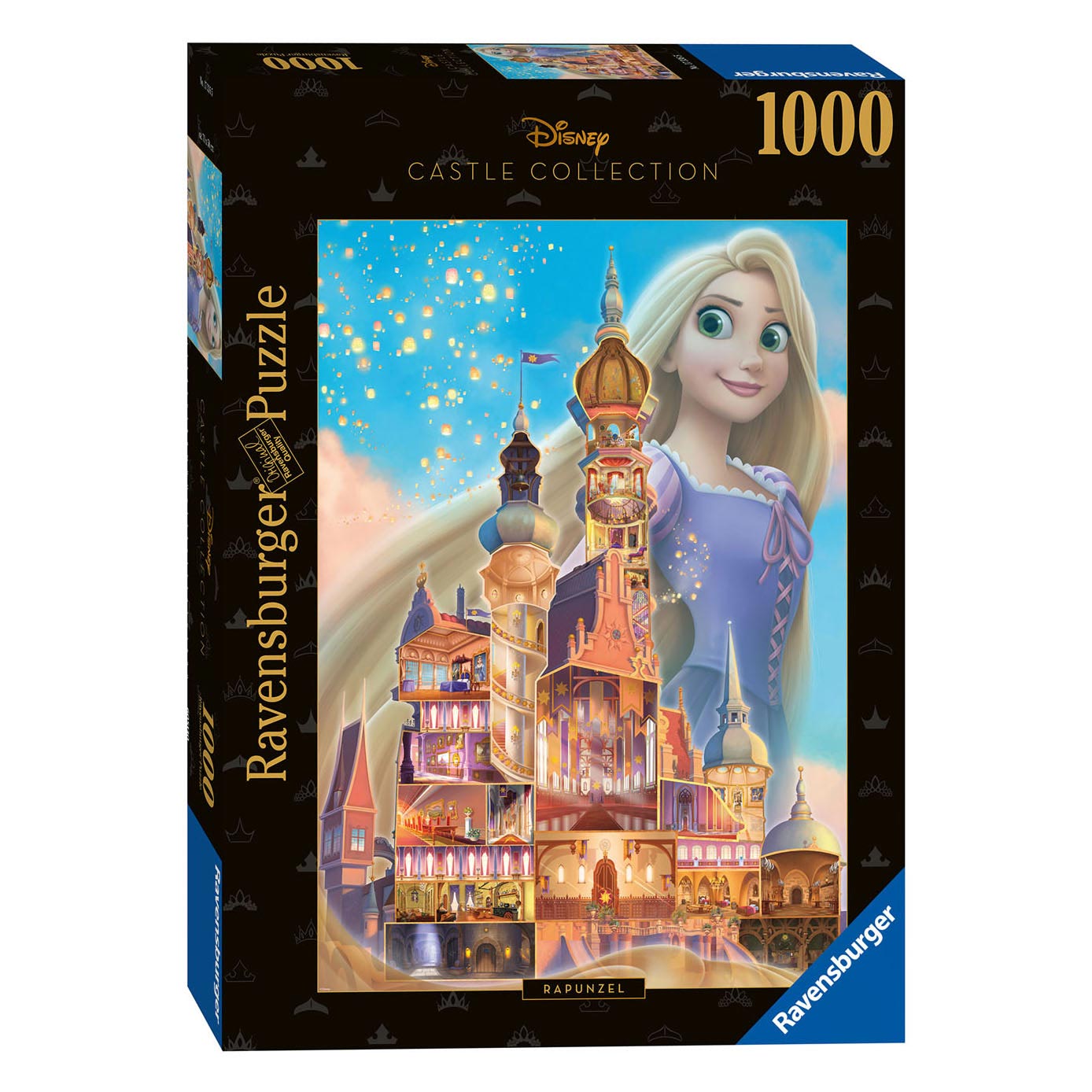 Ravensburger Puzzel Disney Castles - Rapunzel, 1000st. | Thimble Toys