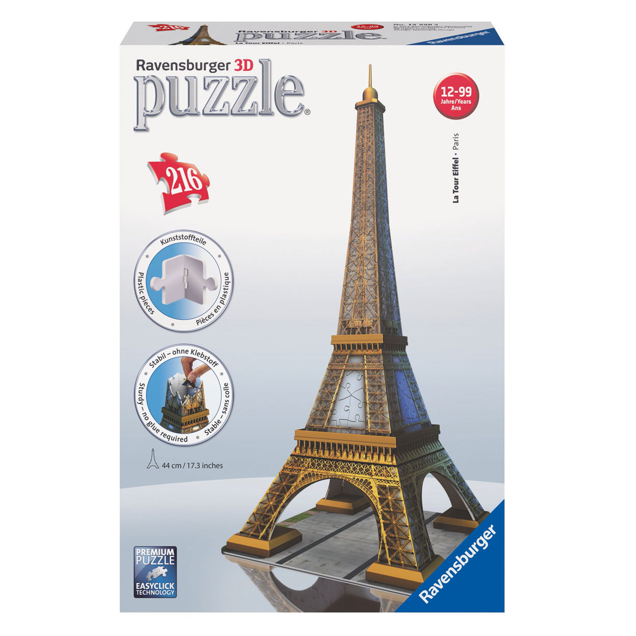 vocaal Ounce Plons Ravensburger 3D puzzle Eiffel Tower | Thimble Toys