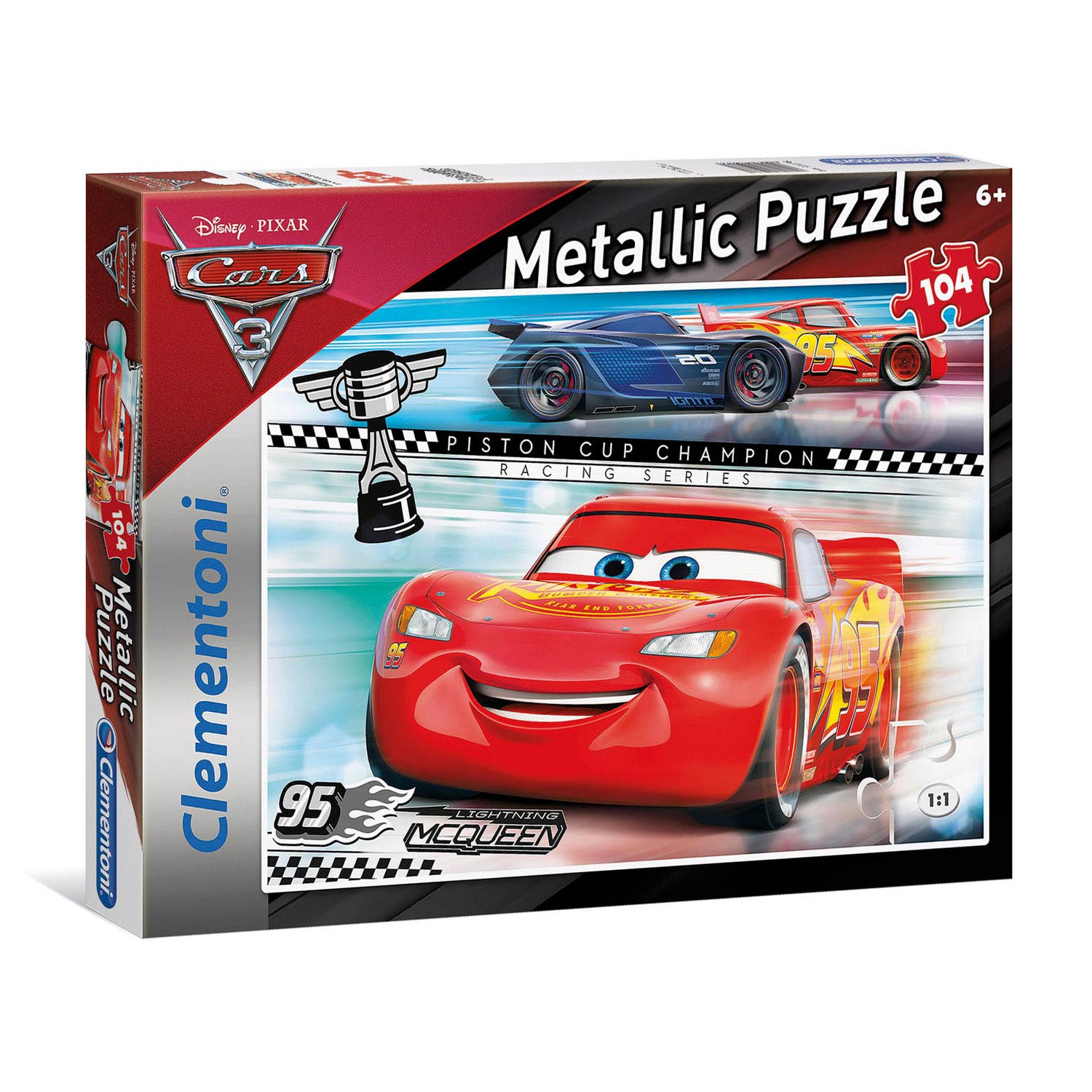 Clementoni Metallic Puzzle Cars, | Thimble Toys