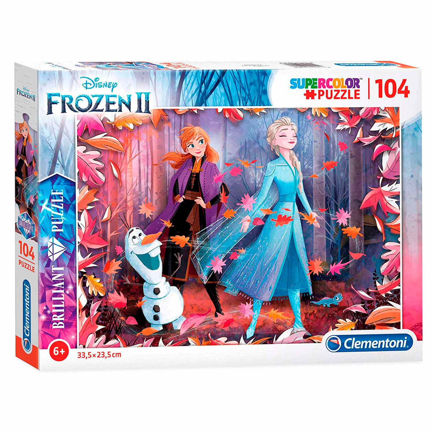 vrijwilliger Pellen gaan beslissen Clementoni Brilliant Puzzle Disney Frozen 2, 104st. | Thimble Toys
