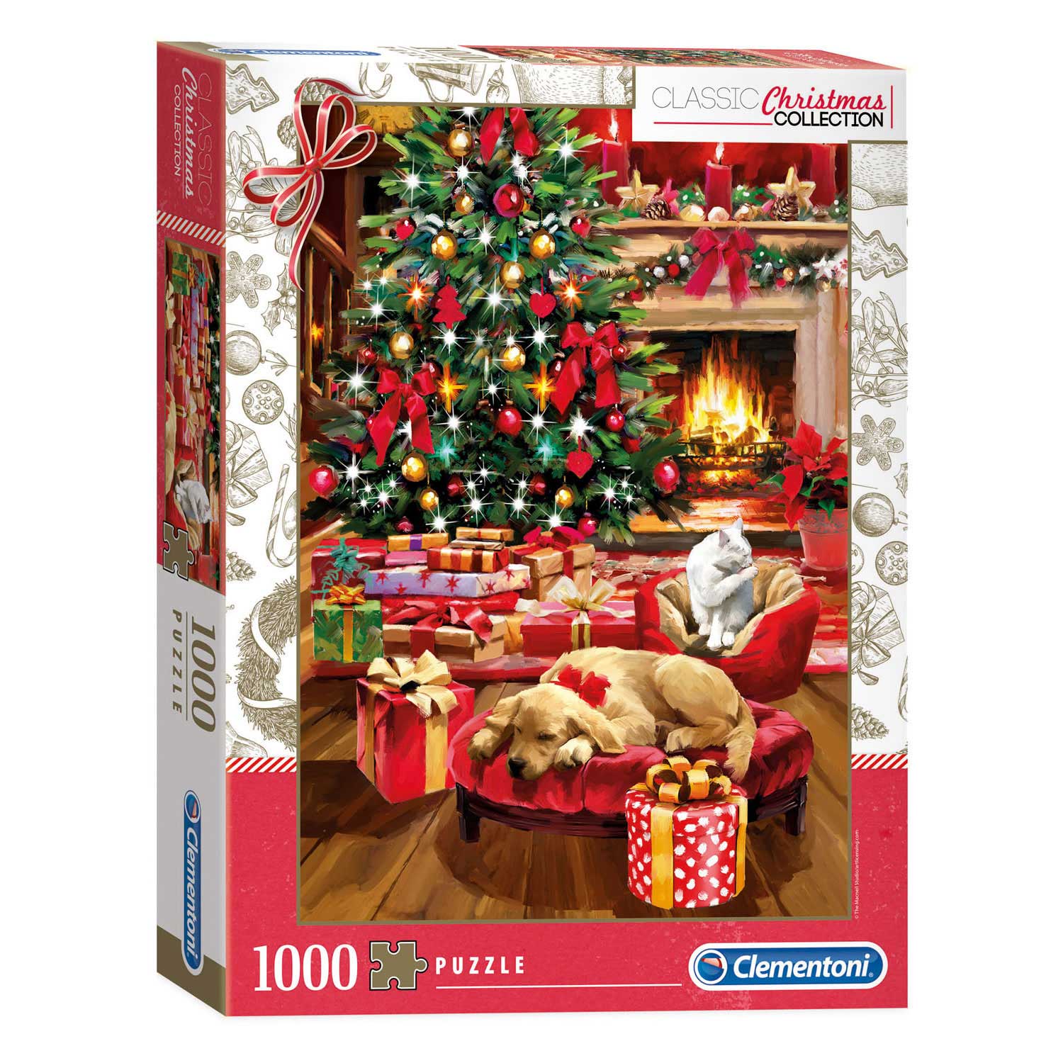 CLEMENTONI Puzzle 1000 pièces : Impossible Puzzle : Christmas