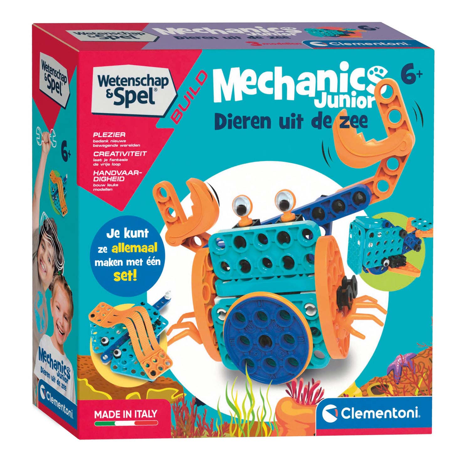 Clementoni - 97860 - Science and Play Build - Mechanics Junior Compendium -  Jeu de Construction pour Enfants, Animaux à Assembler, Jeu Scientifique 6
