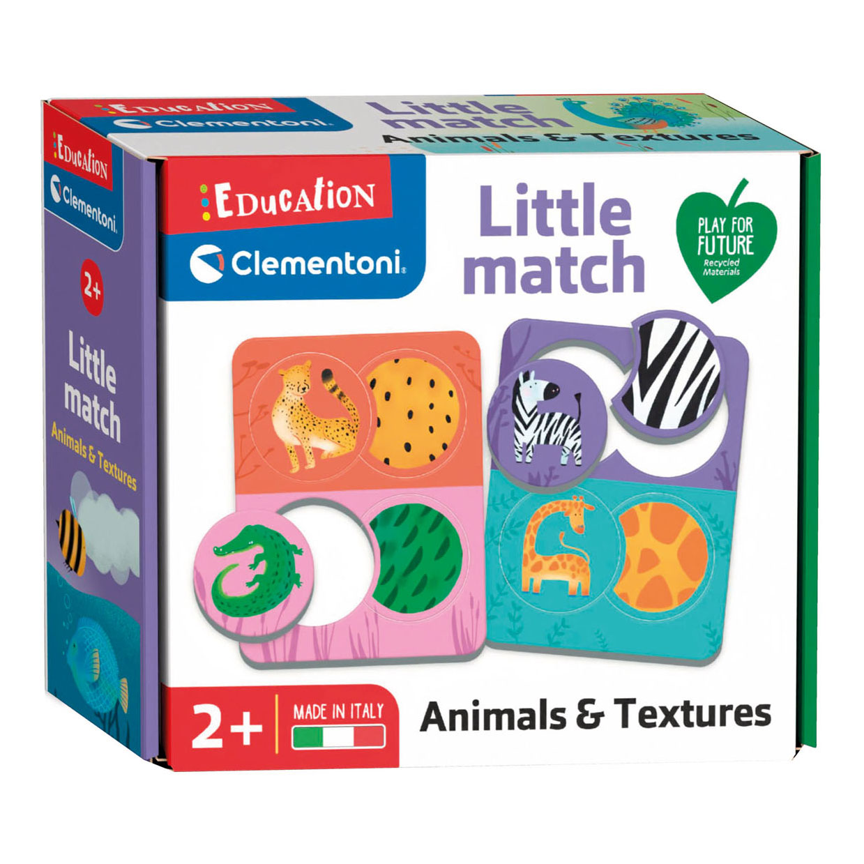 Clementoni Education - Little Match Animals and their Skin | Thimble Toys