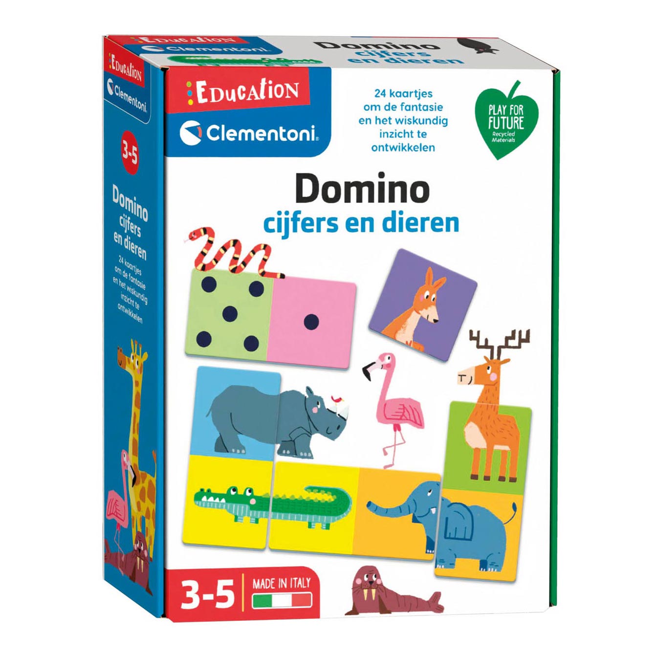 Dageraad Paradox puree Clementoni Education - Animals Domino | Thimble Toys