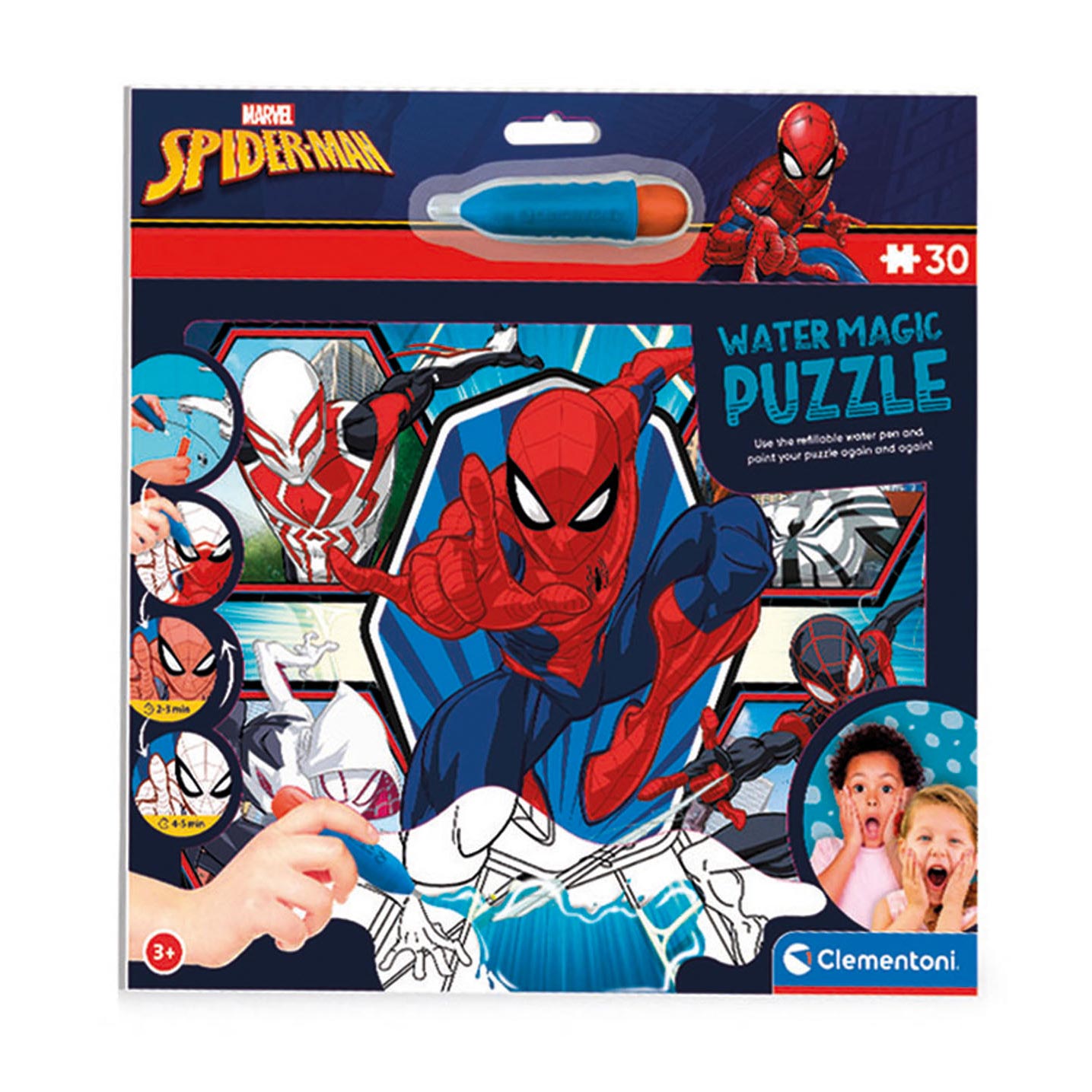 Clementoni Water Magic Puzzle Spiderman, 30pcs.