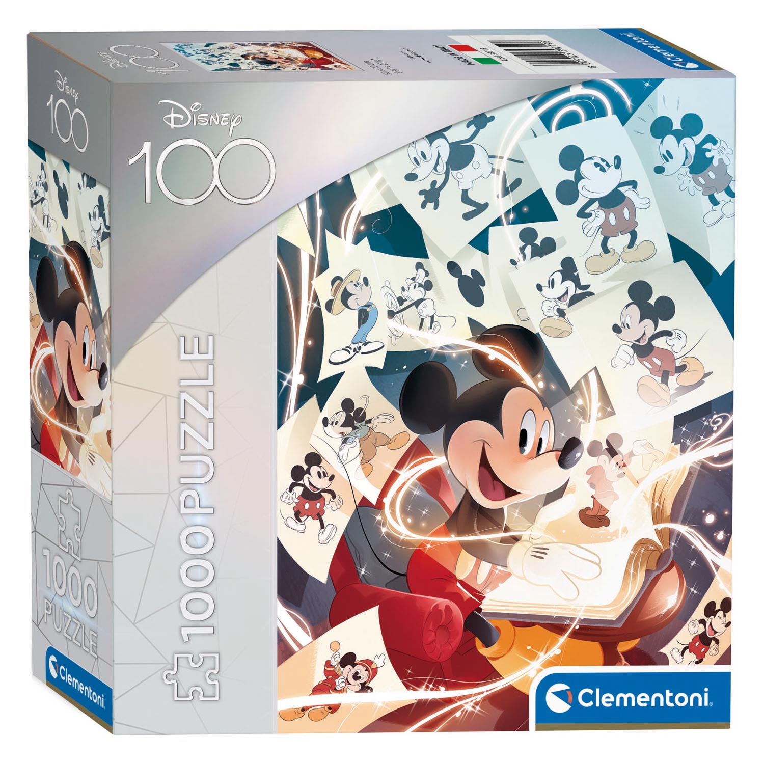 Zuidelijk Korting Onzorgvuldigheid Clementoni Puzzle Disney 100 Years - Mickey Mouse, 1000pcs. | Thimble Toys
