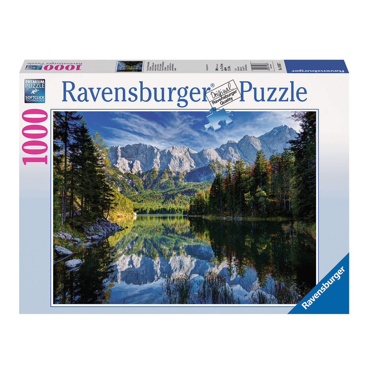 Ravensburger Puzzle 1000 Piece Eibsee with Wetterstein Mountains And 