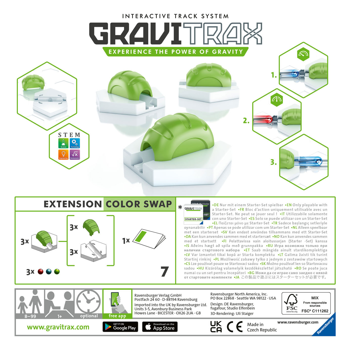 GraviTrax Expansion Set - Color swap