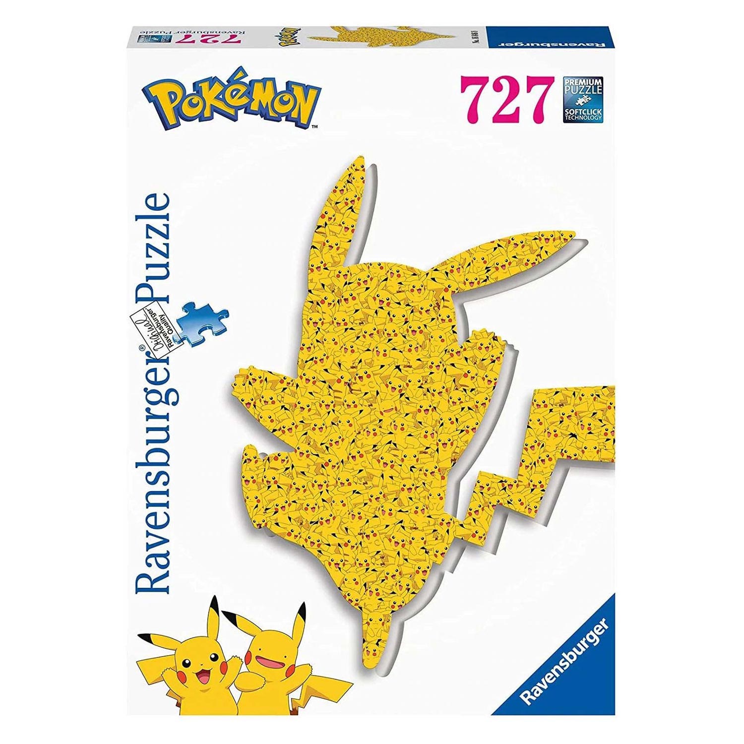 Shaped Puzzle Pikachu, 727pcs.