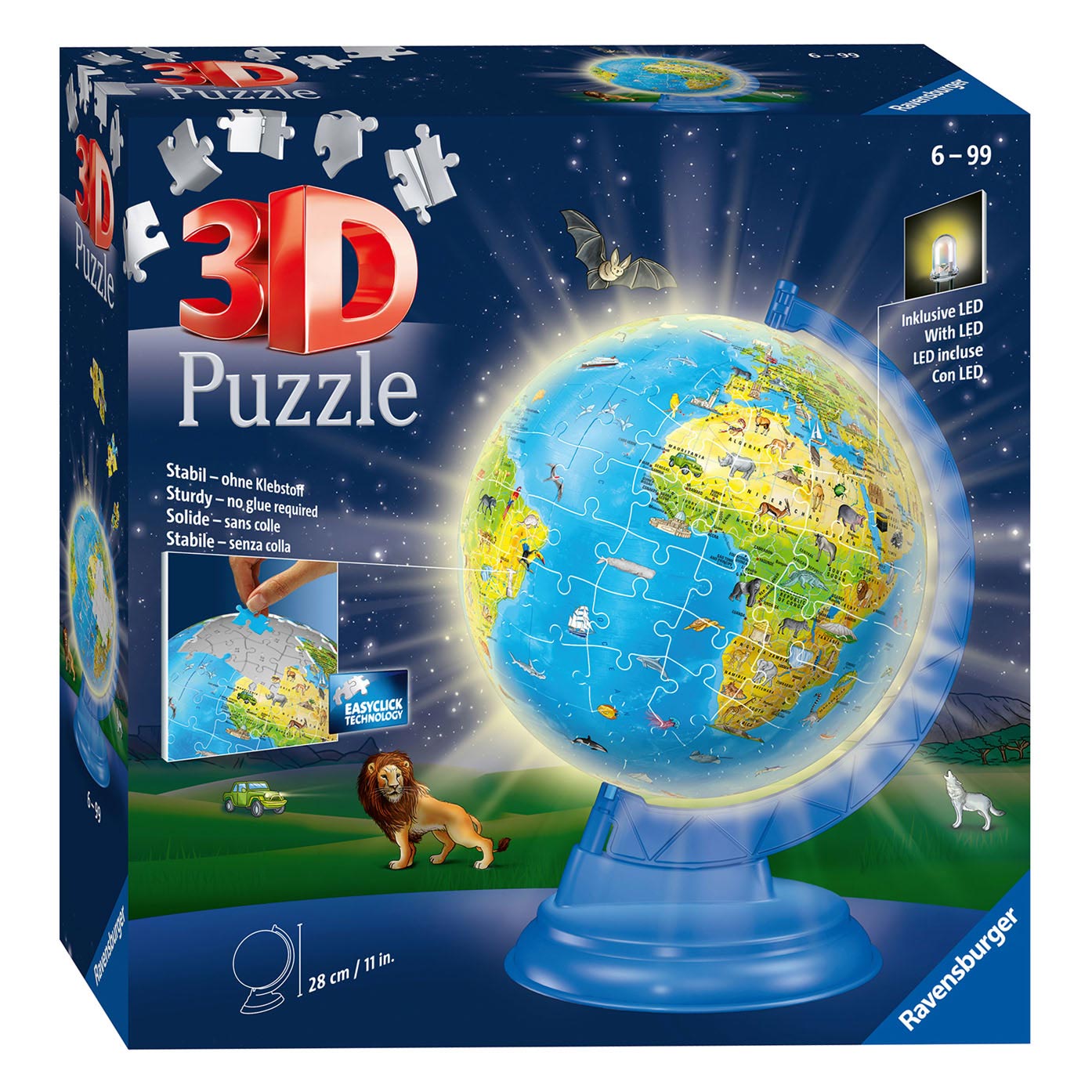 XXL Kinder Globe Edition Puzzle, 180pcs. | Toys