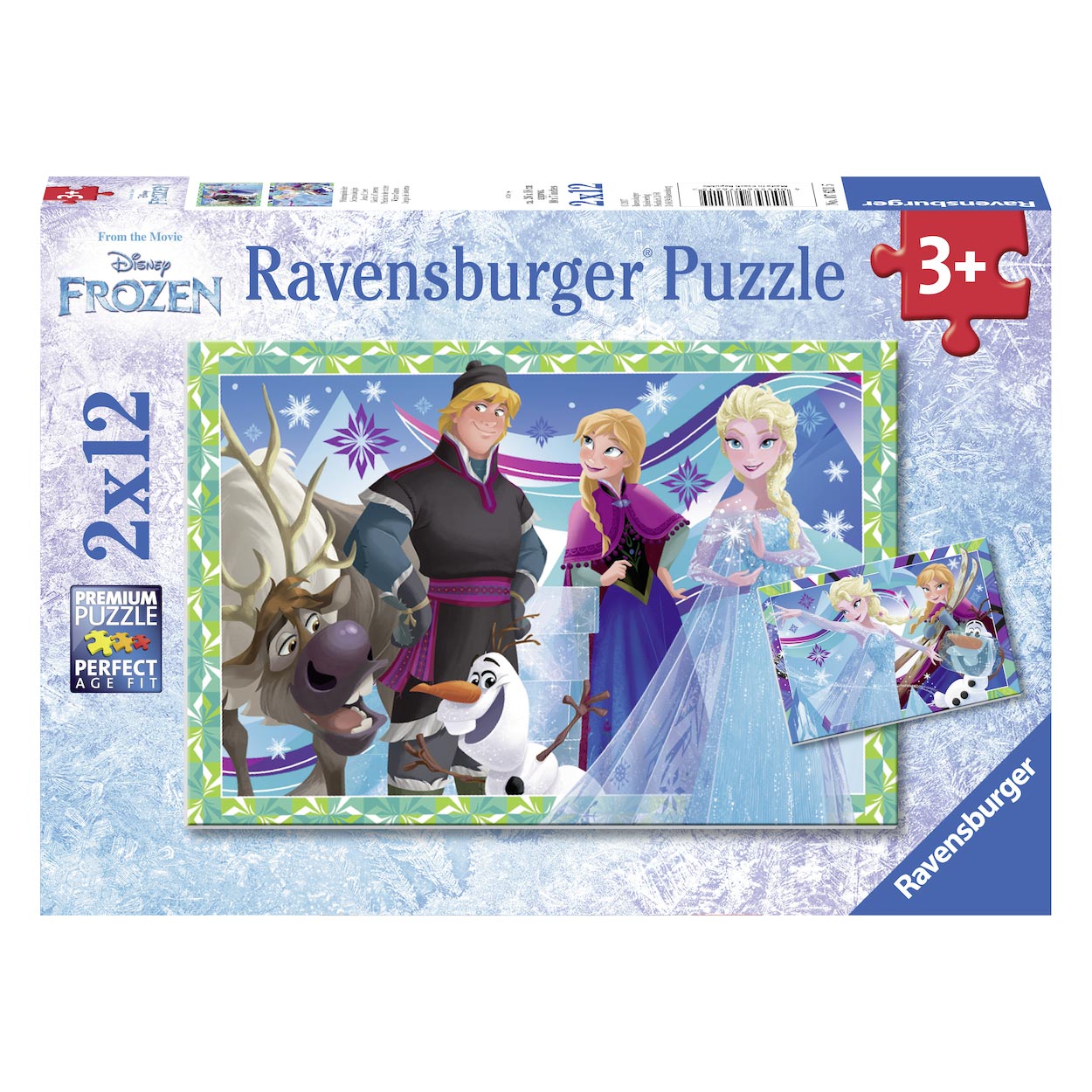 paus Fascineren Bondgenoot Disney Frozen Winter Games Puzzle, 2x12st. | Thimble Toys