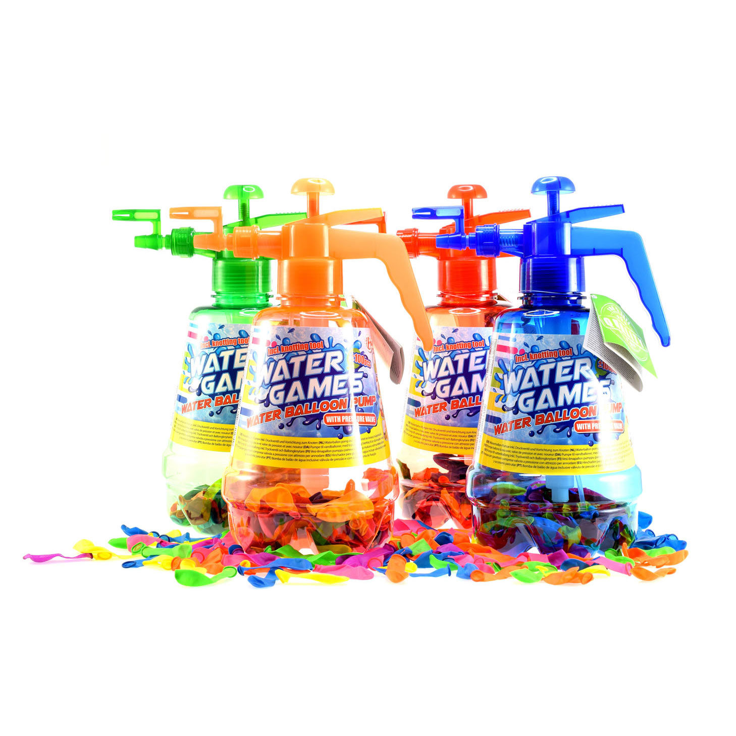  Water Balloon Pump with 250 Balloons Included - 3 in 1