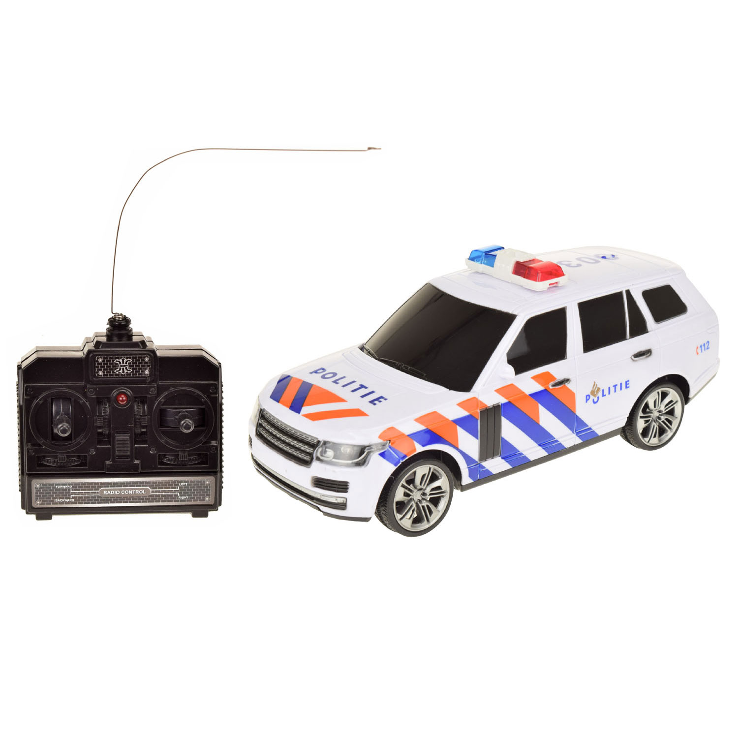 Polizeiauto RC mit Licht und Sound Funk Polizeiauto Funkfernbedienung 