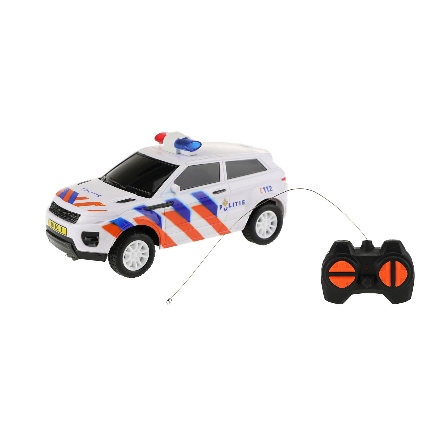 Subtropisch fluiten solo RC Police car, 16cm | Thimble Toys