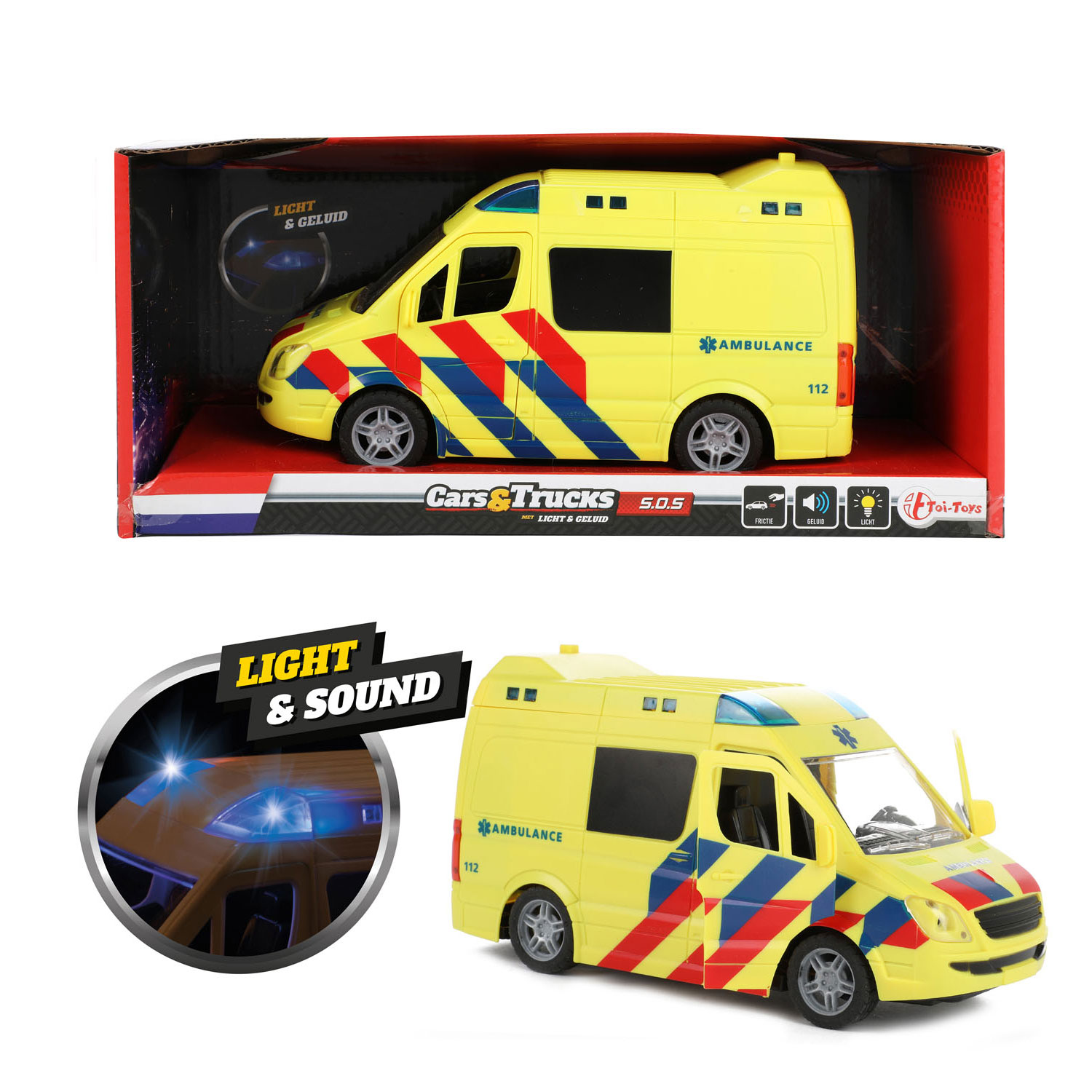 lied Verzorgen helaas Ambulance with light and sound | Thimble Toys