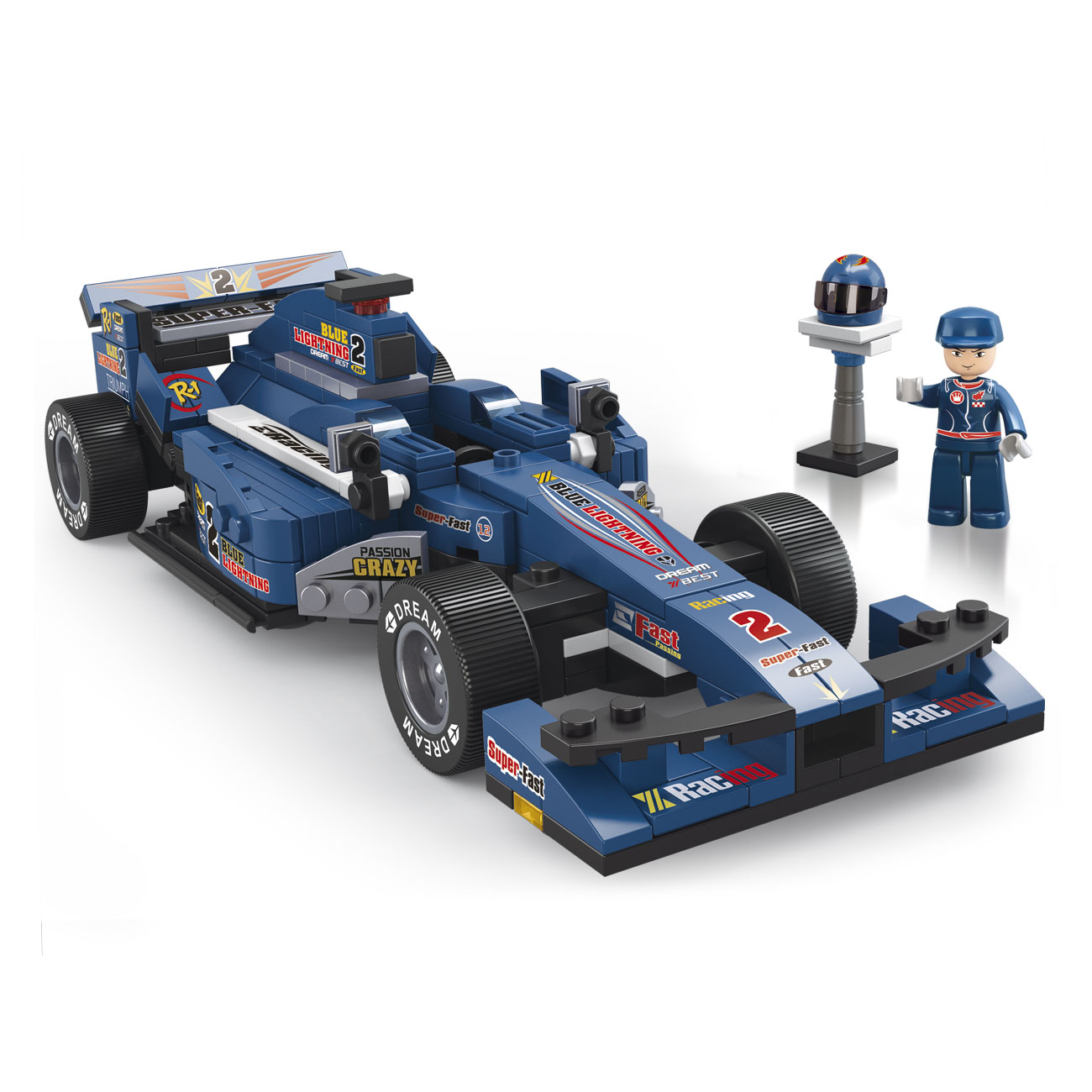 Sluban Racing Car Blue | Thimble Toys