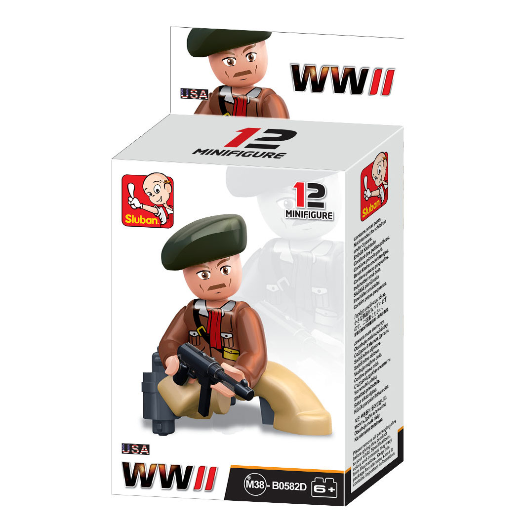 Sluban ww2 sale minifigures