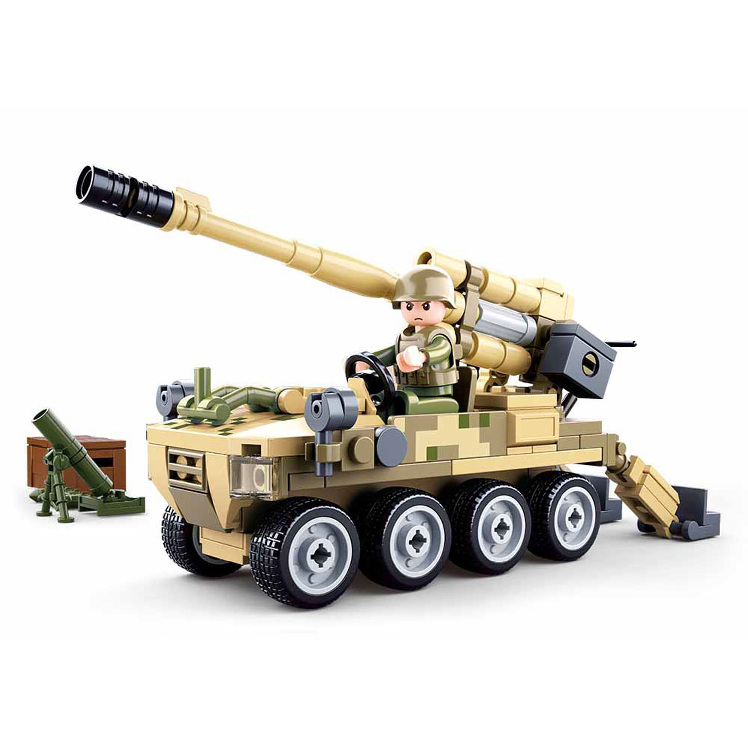 Sluban 8X8 Mobile Cannon | Thimble Toys