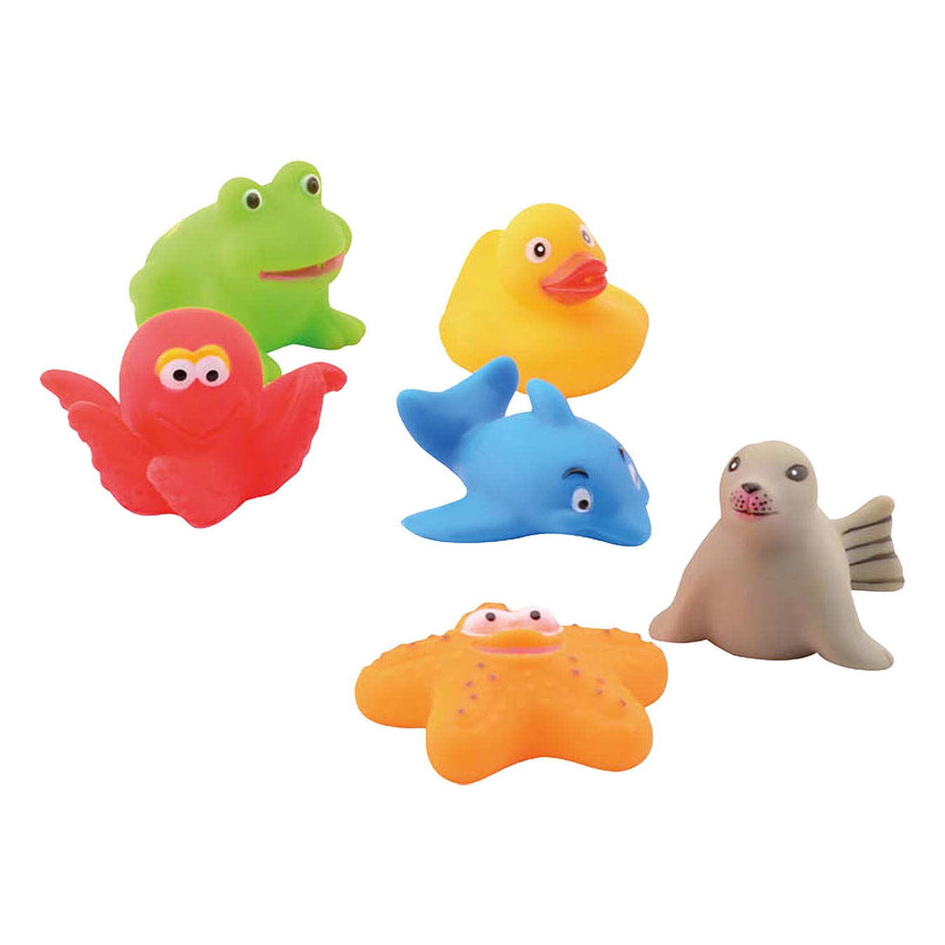 Baby Products Online - Bath Toys for Kids 12pcs Rubber Frogs