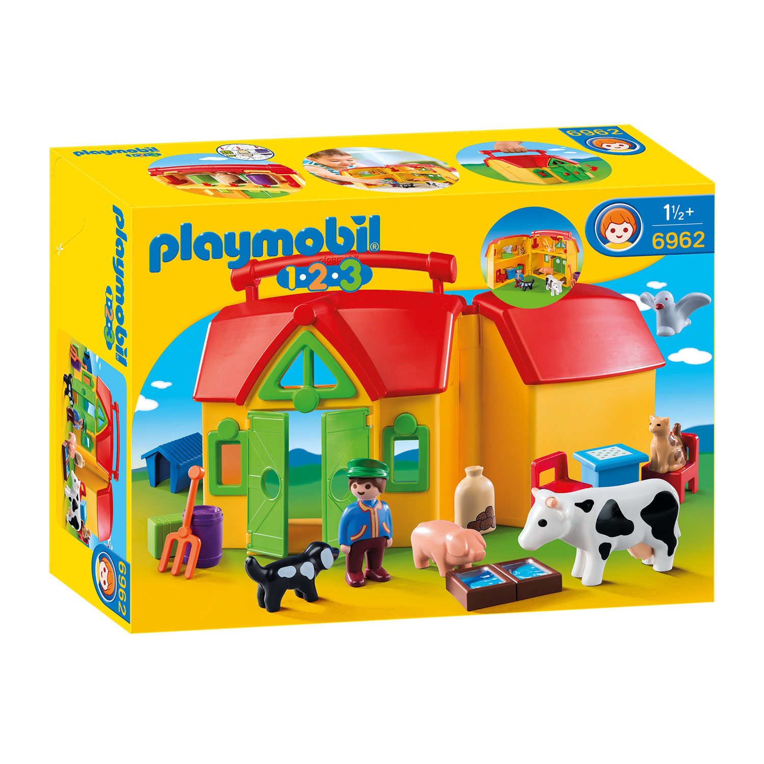 Playmobil 123 Animal Train Building Set 70405