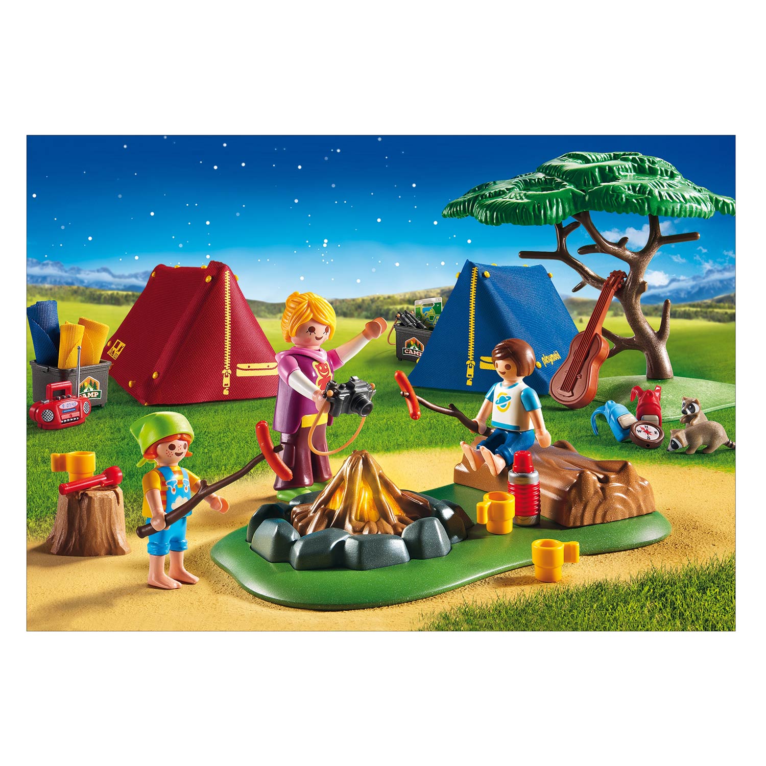 Playmobil 6888 tent camp with | Thimble Toys