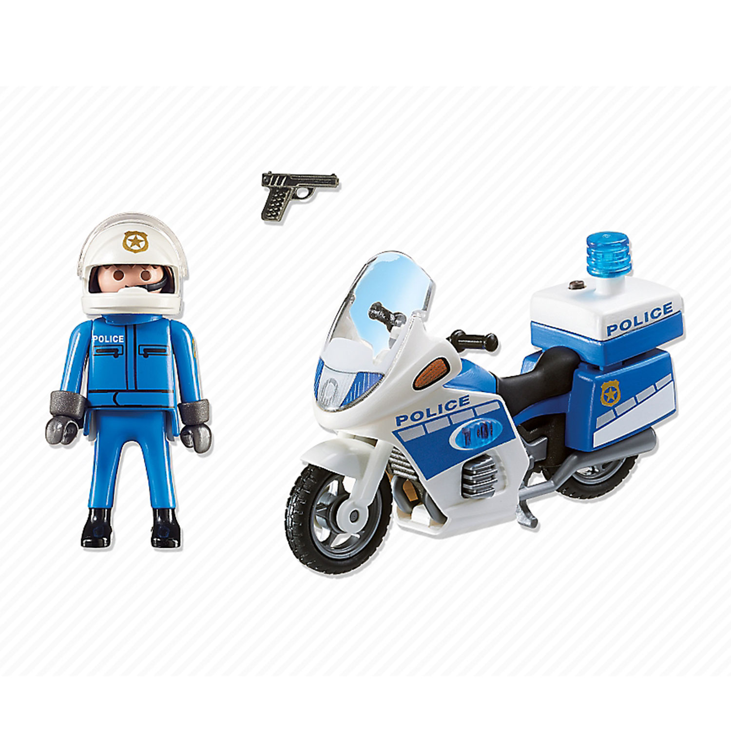 Playmobil Polizeimotorrad Action 6923 Lichter City Action Police Polizei NEU OVP 