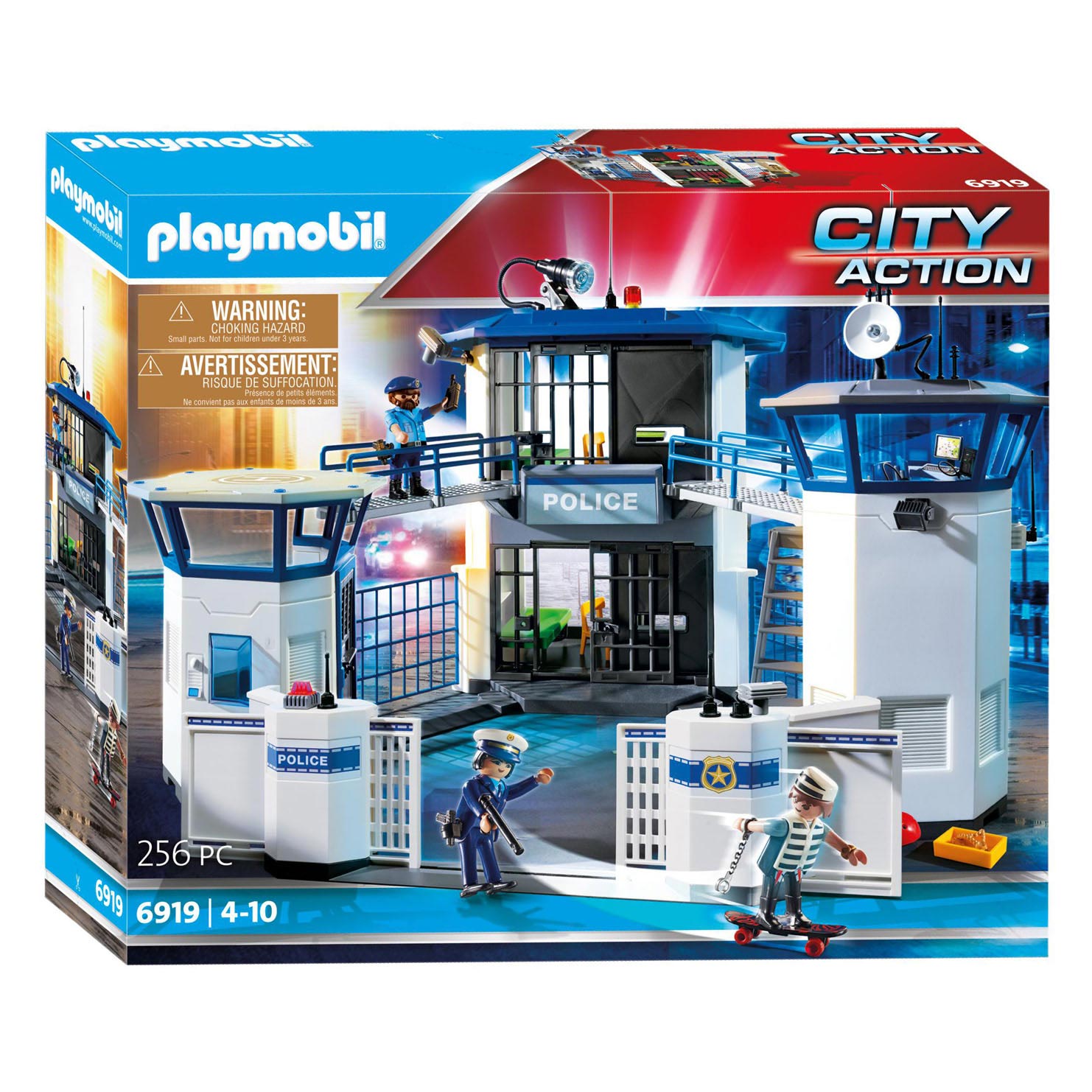 copy Melodic dead Playmobil City Action Police Station with Prison - 6919 | Thimble Toys
