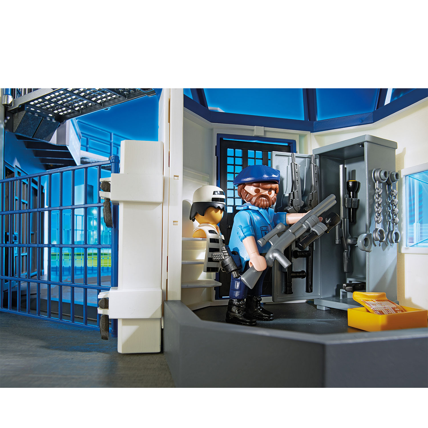 de eerste Het pad levering aan huis Playmobil City Action Police Station with Prison - 6919 | Thimble Toys