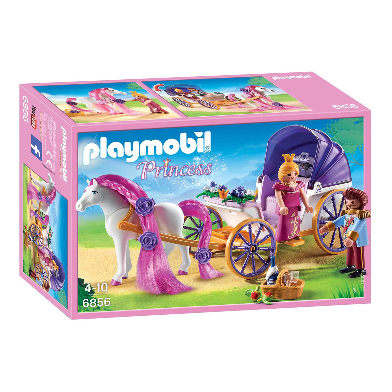 Bejaarden fragment onenigheid Playmobil Princess Koninklijke Koets met Paard om te Kammen - 6856 |  Thimble Toys