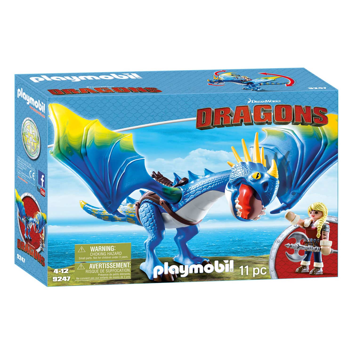 werkloosheid cafetaria Raffinaderij Playmobil Dragons 9247 Astrid &amp; Stormfly | Thimble Toys
