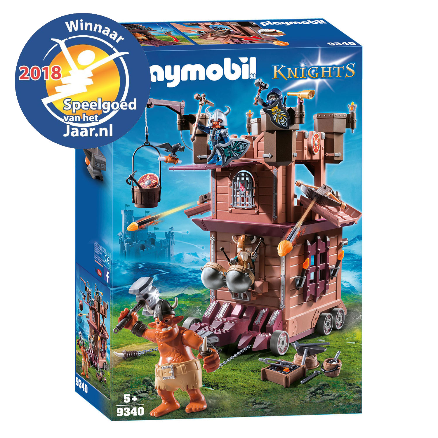 gastheer Vrijgevig Afwijzen Playmobil 9340 Mobile Attack Tower of the Dwarves | Thimble Toys