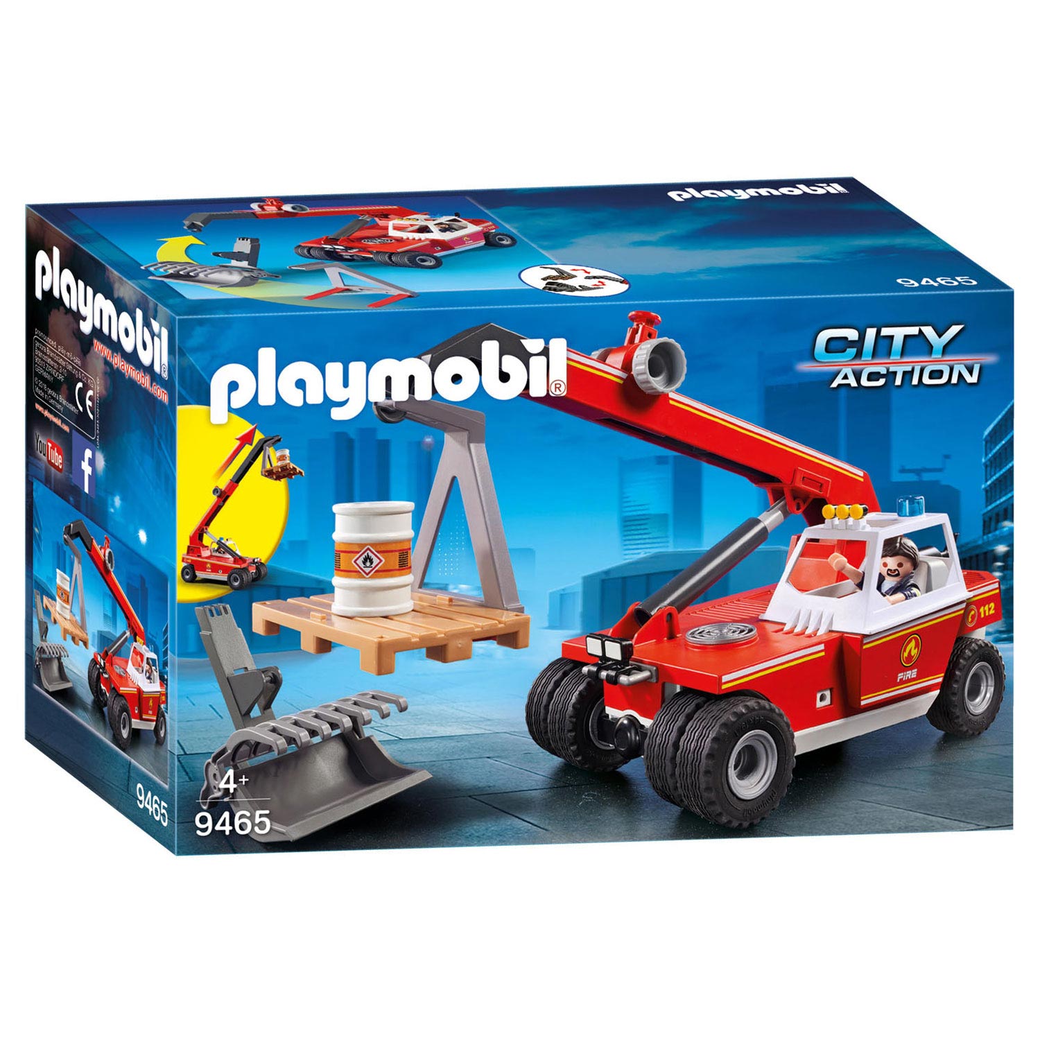 Playmobil 9465 Fire Department Height worker | Thimble Toys
