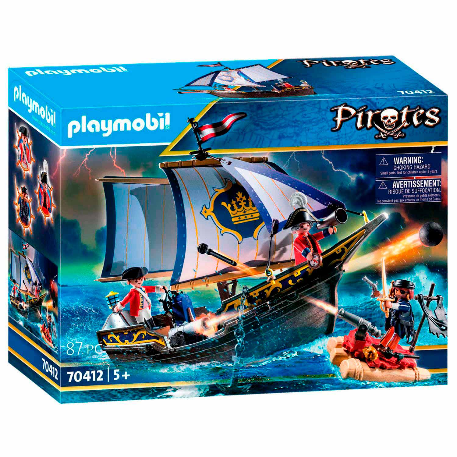 Playmobil Pirate Et Soldat Doré