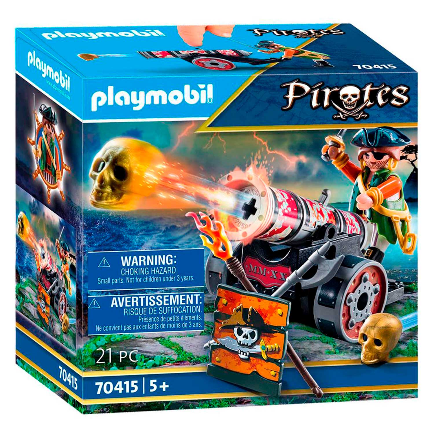 Playmobil-Pirates Piraat met kanon 71189