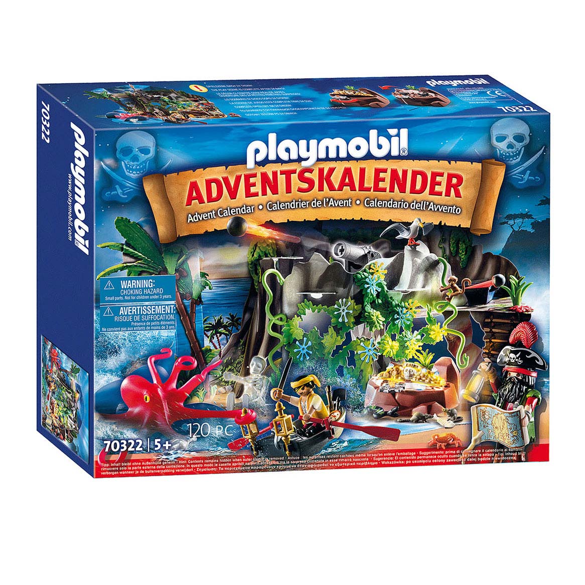 Opfylde alarm Forfærde Playmobil 70322 Advent Calendar Treasure Hunt Pirates | Thimble Toys