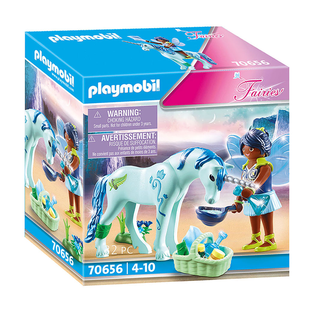 Inwoner Bij elkaar passen Bouwen op Playmobil 70656 Eenhoorn met Helende Fee | Thimble Toys