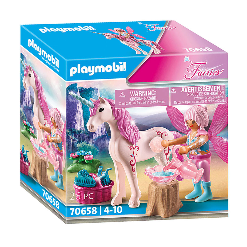 Toevlucht zal ik doen gangpad Playmobil 70658 Unicorn with Care Fairy | Thimble Toys