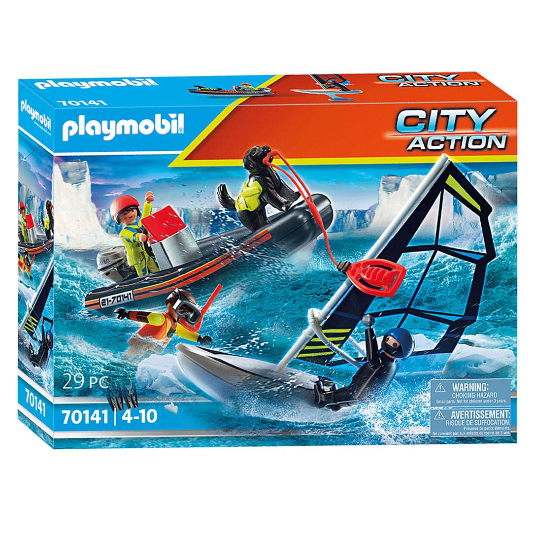 Playmobil City Action Fire Rescue with Personal Watercraft Set