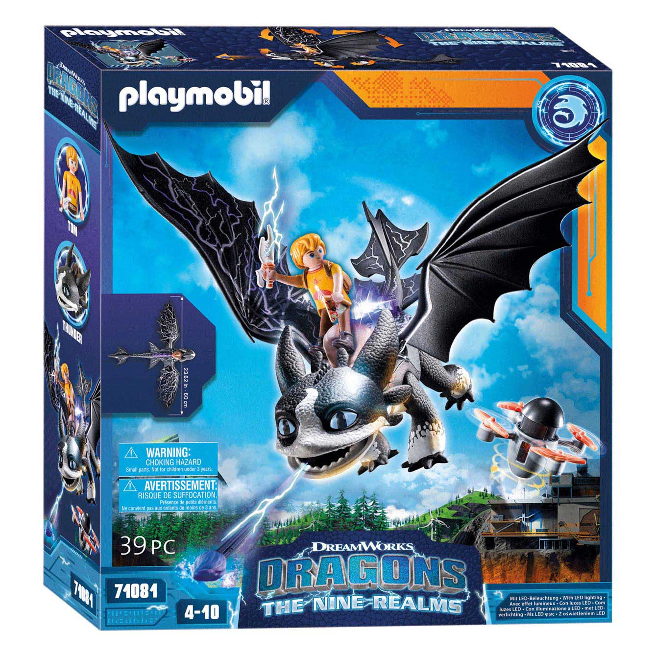 wees gegroet cent concert Playmobil Dragons: The Nine Realms Thunder & Tom - 71081 | Thimble Toys