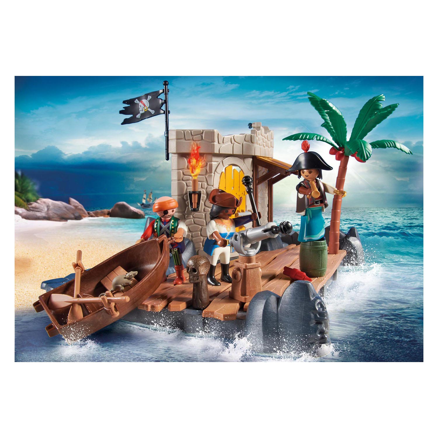 Distributie Gestaag verzoek Playmobil My Figures Pirate Island - 70979 | Thimble Toys