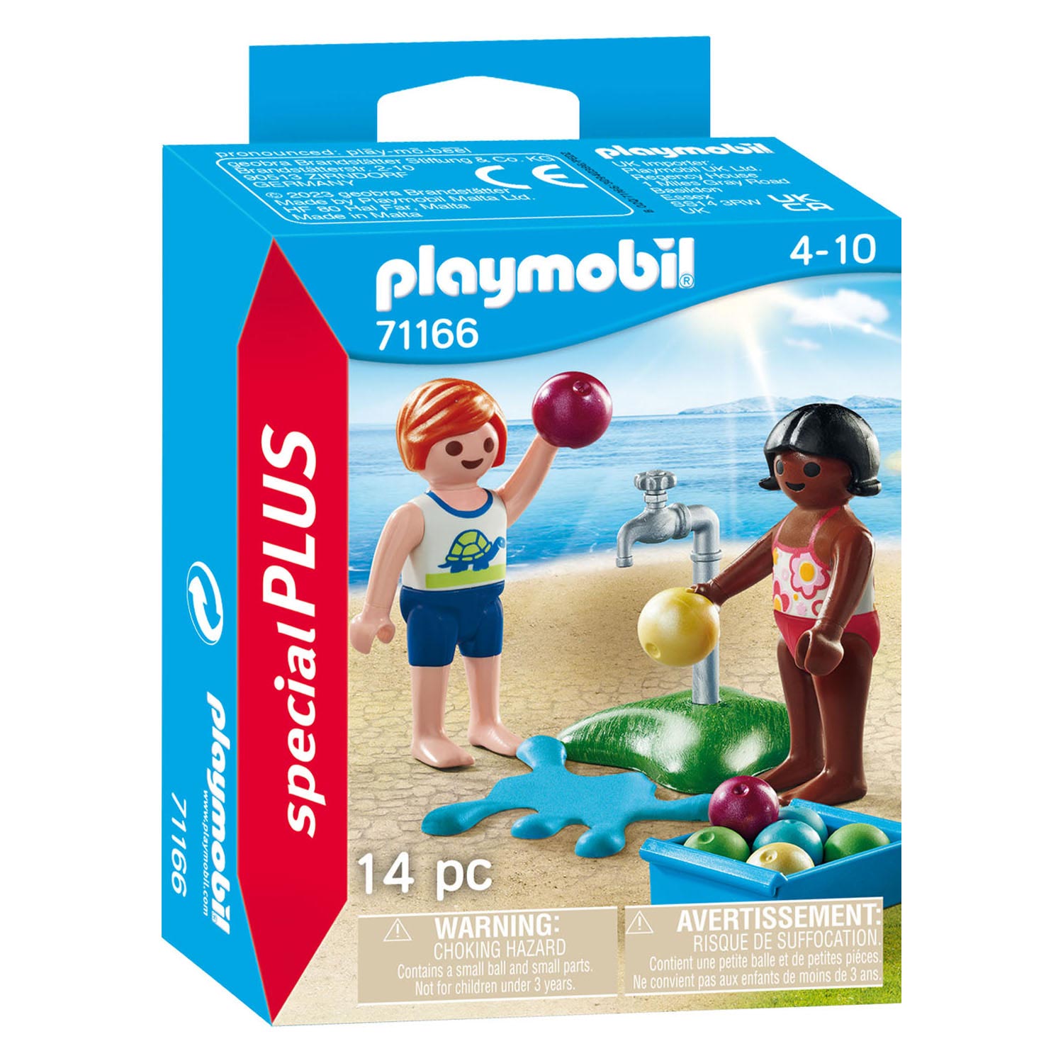 Playmobil Special Plus Soccer Player With Goal Building Set 70875 