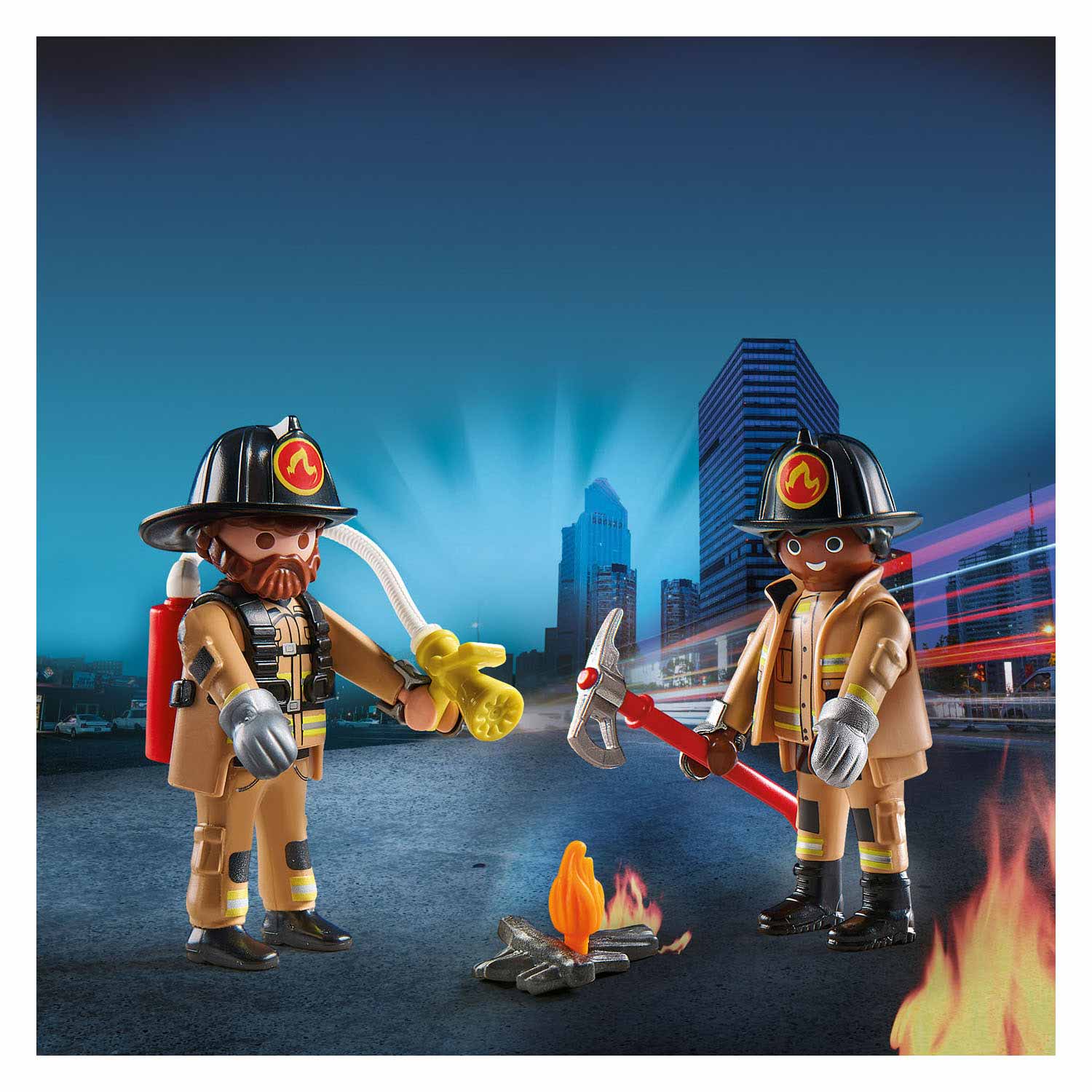 Playmobil City Action Fire Rescue Carry Case Building Set