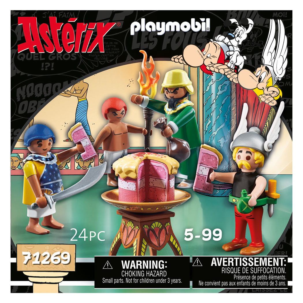 Playmobil Asterix - Criminals poisoned Cake - 24-Parts - 71269