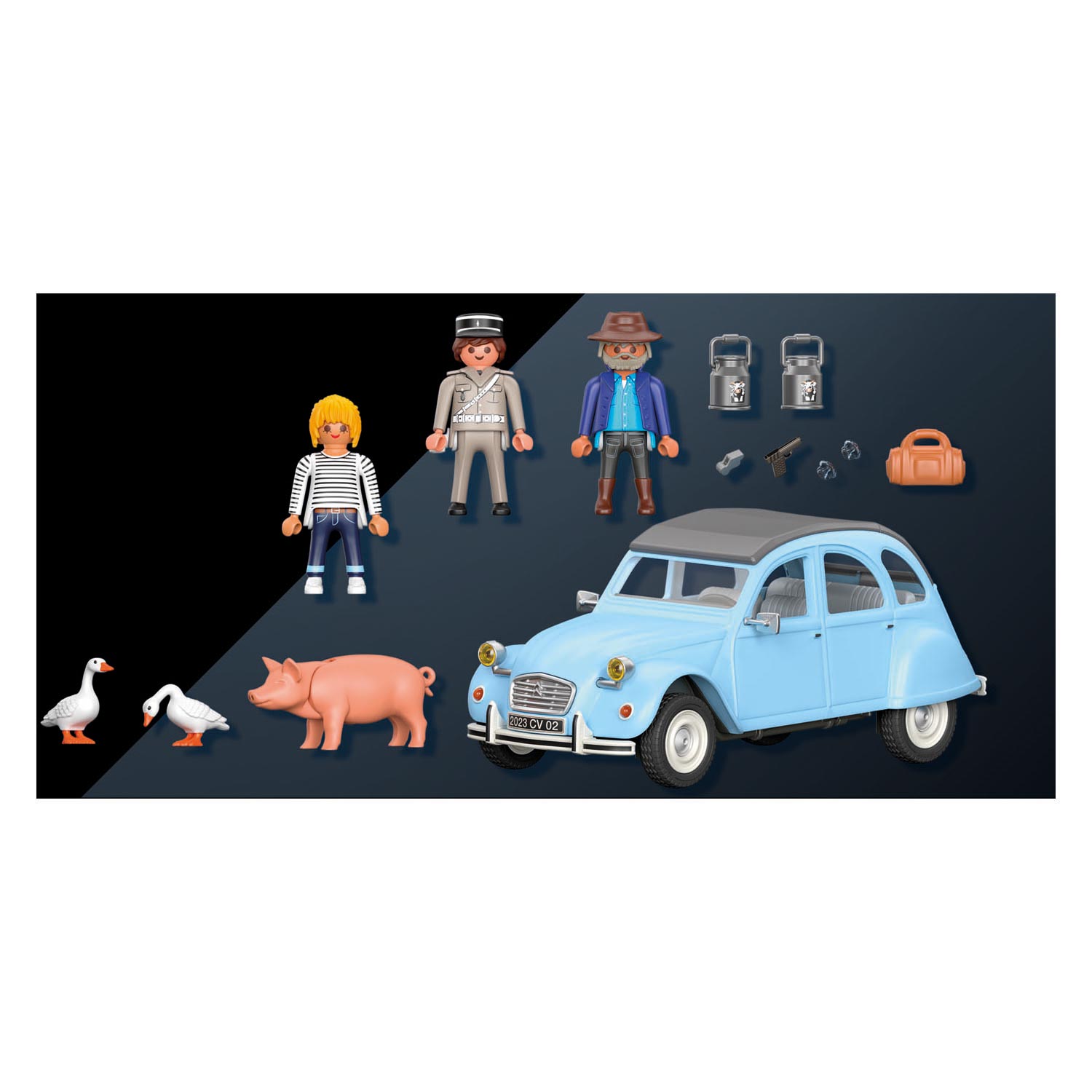 Playmobil Citroën 2CV ,70640, original, clicks, gift, child, girl, toy,  collection, shop, with box, official product, man, woman - AliExpress