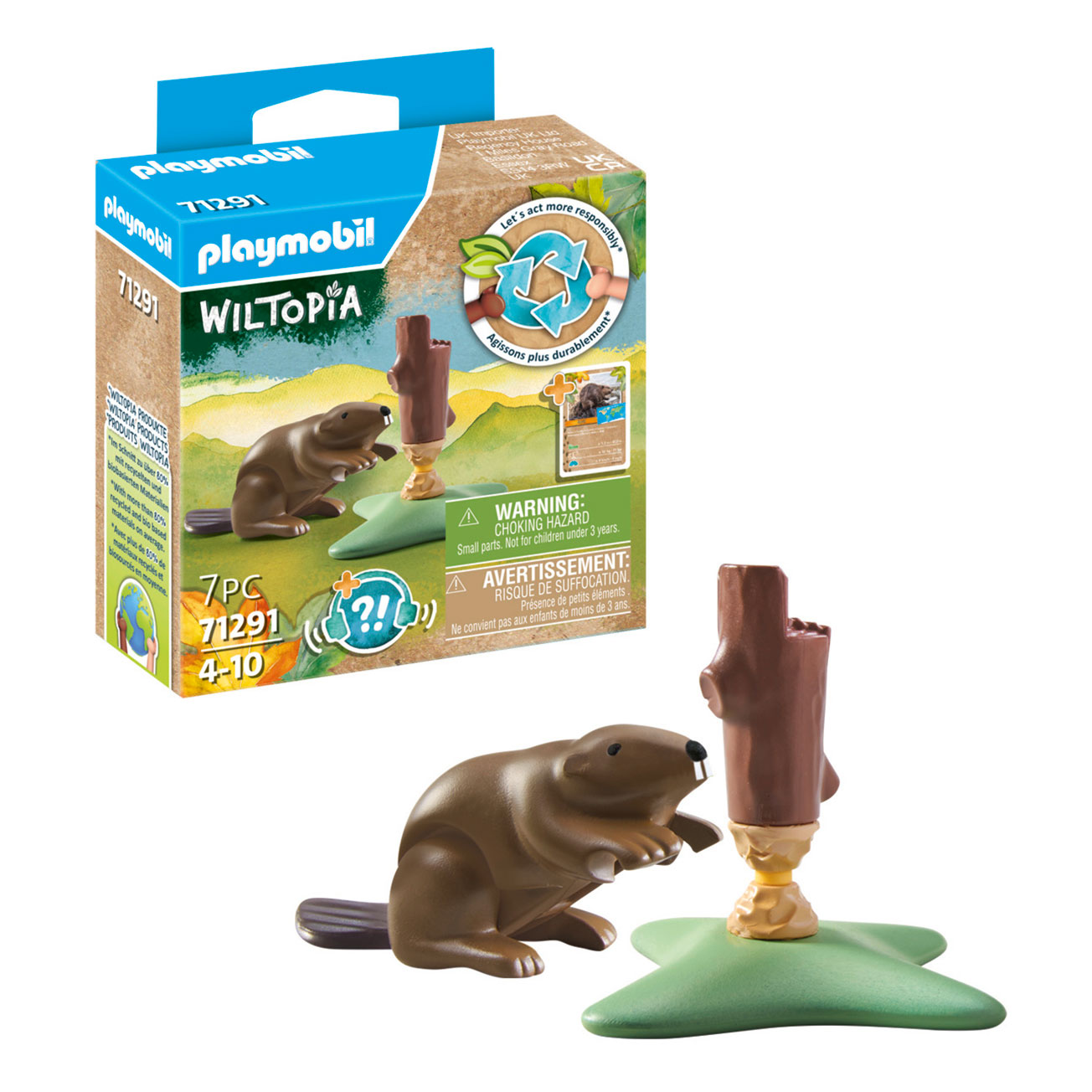 Playmobil Wiltopia - Beaver - Playmobil - Dancing Bear Toys